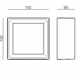 Plafoniere Moderne-Linea Light Tara mini plafoniera led 2700k bianca