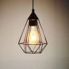 Lampade A Sospensione-Eglo Tarbes lampada a sospensione metallo nera