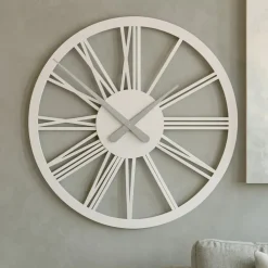 Orologi Da Parete Moderni-Selezionato da Mazzolaluce Tarquinio orologio da parete bianco 45 numeri romani legno