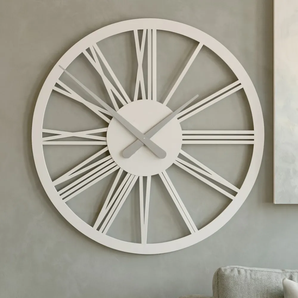 Orologi Da Parete Moderni-Selezionato da Mazzolaluce Tarquinio orologio da parete bianco 45 numeri romani legno
