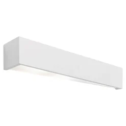 Applique Da Parete-Sforzin Illuminazione Teos sforzin applique in gesso bianca luce moderna squadrata