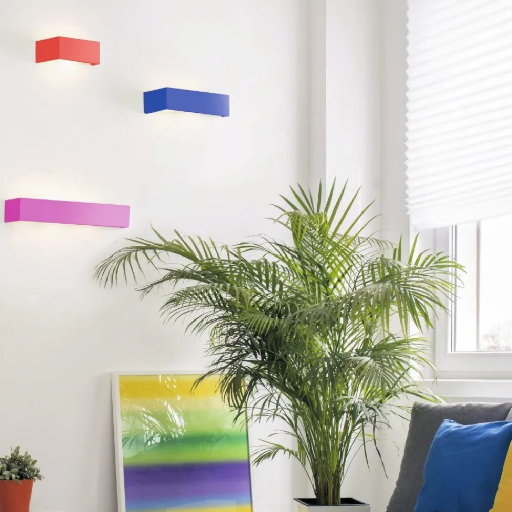 Applique Da Parete-Sforzin Illuminazione Teos sforzin applique in gesso bianca luce moderna squadrata