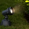 Faretti Da Esterno-Ideal Lux Terra ap1 small faretto antracite per esterno luce orientabile ip65
