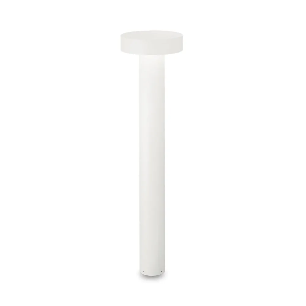 Lampioni Da Giardino-Ideal Lux Tesla pt4 h80 lampione da giardino 80cm bianco design ip44