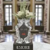 Soprammobili Moderni-Bongelli Preziosi Testa di moro argento nero h28 lui vaso