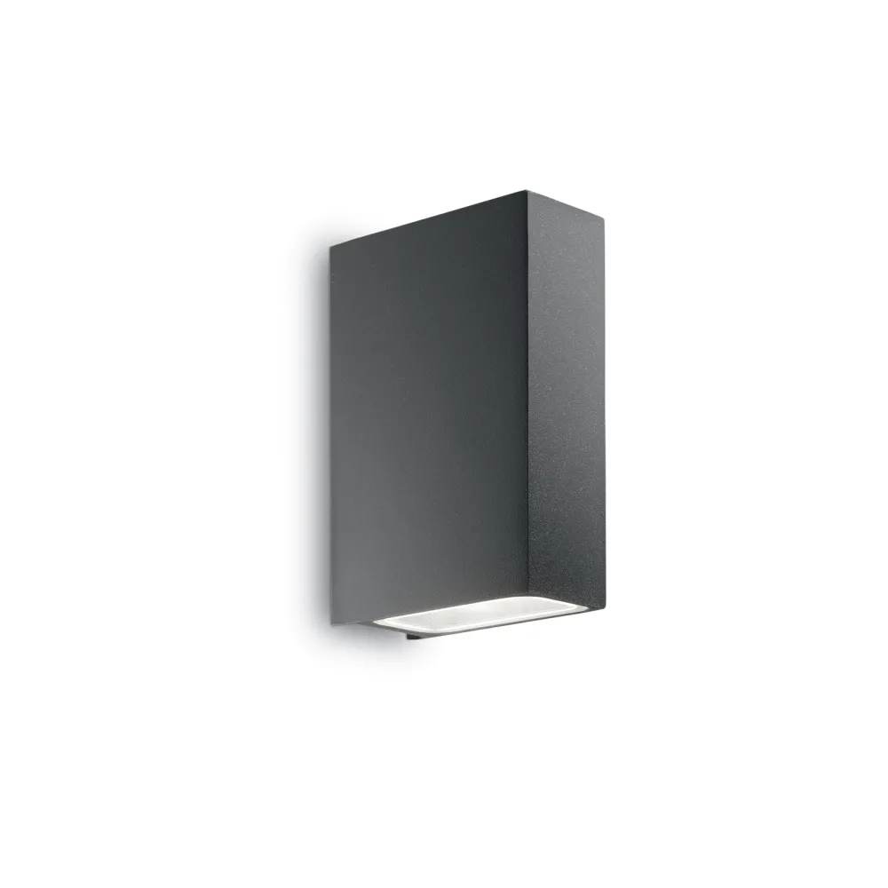 Applique Da Esterno-Ideal Lux Tetris-2 ap2 applique da esterno sottile antracite ip44