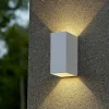 Applique Da Esterno-Ideal Lux Tetris-2 ap2 applique da esterno bianco piatto ip44