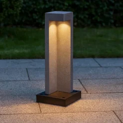 Lampioni Da Giardino-Ideal Lux Titano pt h49 lampioncino da giardino led 7w 4000k ip55