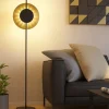 Lampade Da Terra-Eglo Tocina lampada da terra con portalampada circolare led 3000k