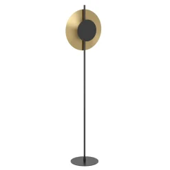 Lampade Da Terra-Eglo Tocina lampada da terra con portalampada circolare led 3000k