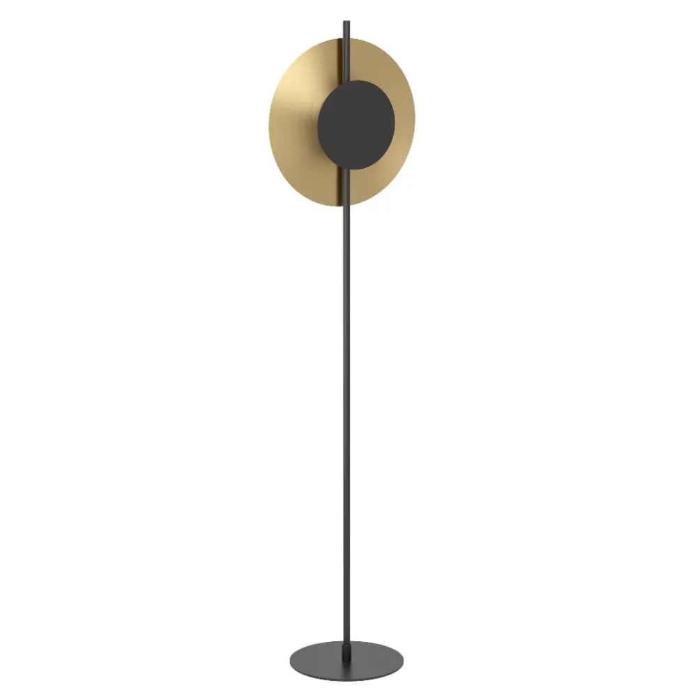 Lampade Da Terra-Eglo Tocina lampada da terra con portalampada circolare led 3000k