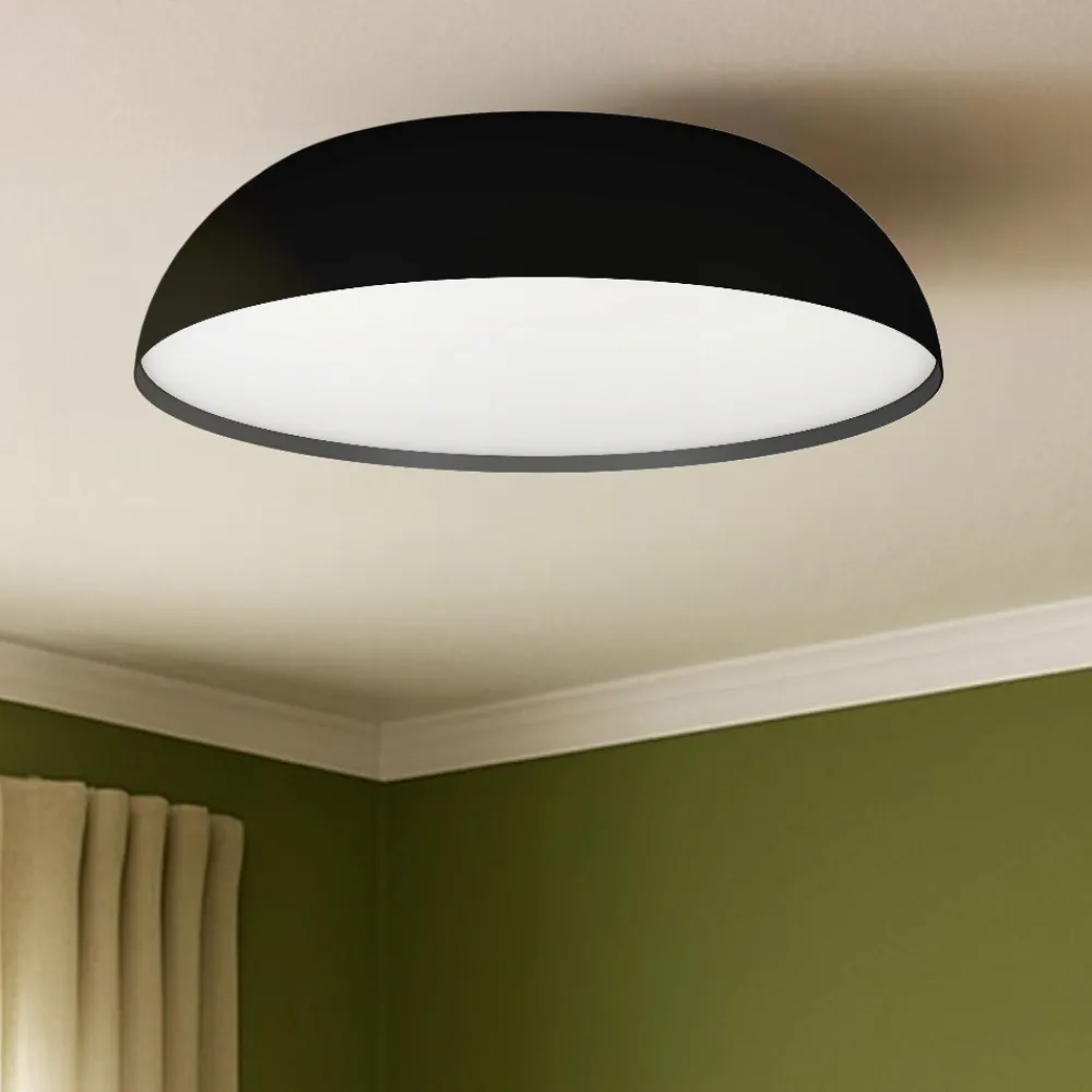 Plafoniere Moderne-Eglo Tollos z plafoniera moderna per salotto led rgb da 2700k a 6500k