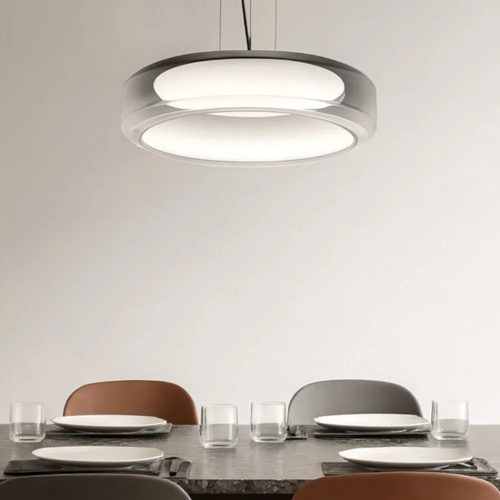 Lampadari Moderni-Ideal Lux Topico sp d45 lampadario moderno veetro led