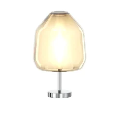 Abat Jour-Top Light abat-jour per camera da letto moderna vetro ambra