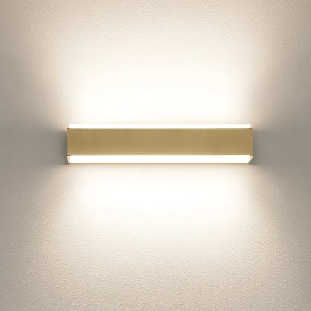 Applique Da Parete-Top Light applique bios oro rettangolare led 3000k 4000k