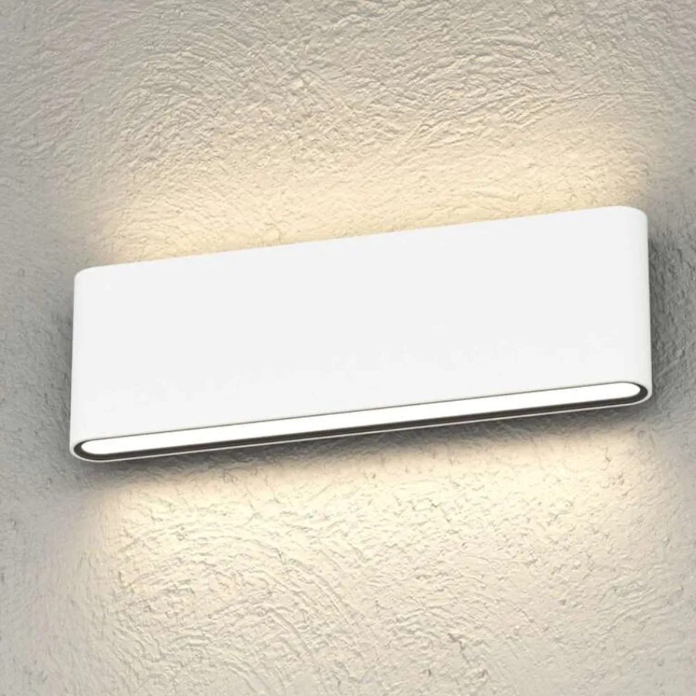 Applique Da Esterno-Top Light applique da esterno lima bianca led biemissione 20w cct