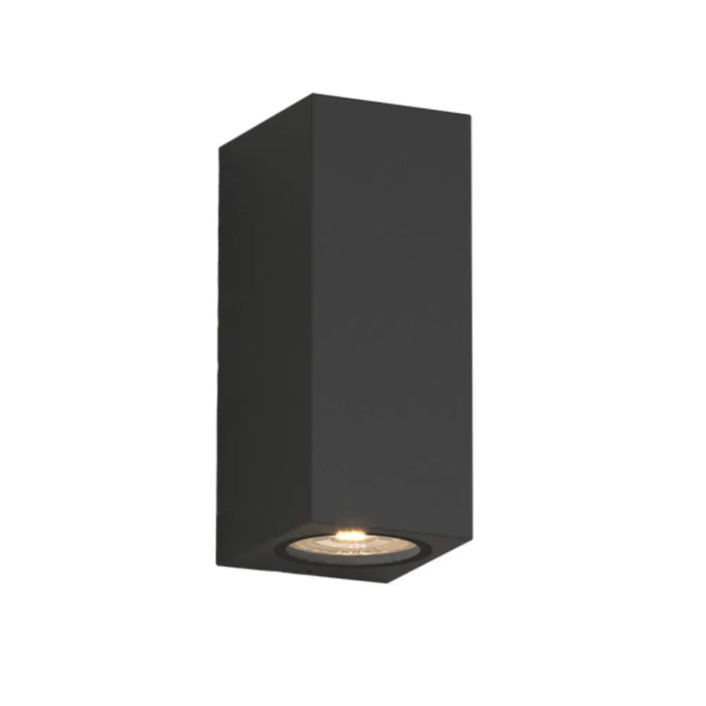 Applique Da Esterno-Top Light applique da esterno atene nera moderna ip65