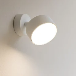 Applique Da Parete-Top Light Toplight applique da parete con spot orientabile bianco