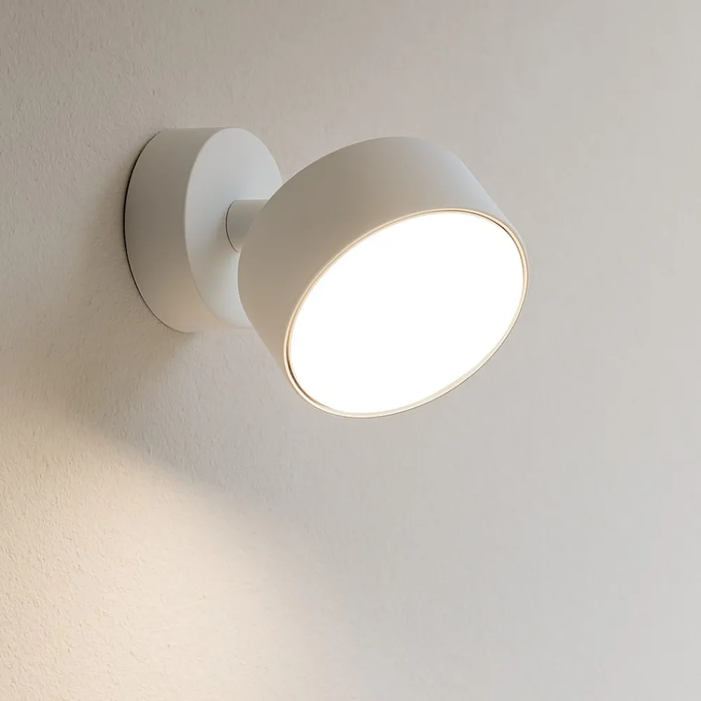 Applique Da Parete-Top Light Toplight applique da parete con spot orientabile bianco