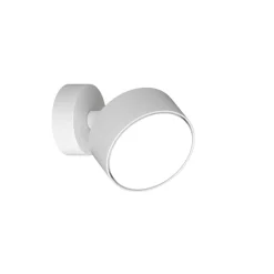 Applique Da Parete-Top Light Toplight applique da parete con spot orientabile bianco