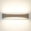 Applique Da Parete-Top Light applique da parete eye sabbia led 19w design curvo