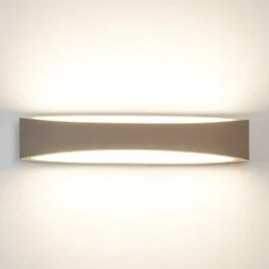 Applique Da Parete-Top Light applique da parete eye sabbia led 19w design curvo