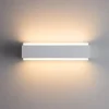 Applique Da Parete-Top Light applique moderna bios argento 12w 3000k 4000k