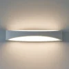 Applique Da Parete-Top Light applique moderna design curvo bianca led 19w eye