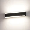 Applique Da Parete-Top Light applique nera da parete led 18w 3000k 4000k bios