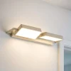 Applique Da Parete-Top Light Toplight applique sabbia 2 luci orientabili led 38w 3000k 4000k