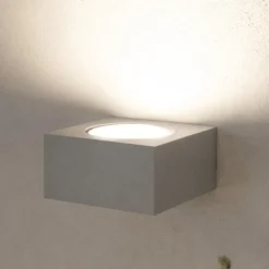 Applique Da Parete-Top Light area applique moderna grigio da parete