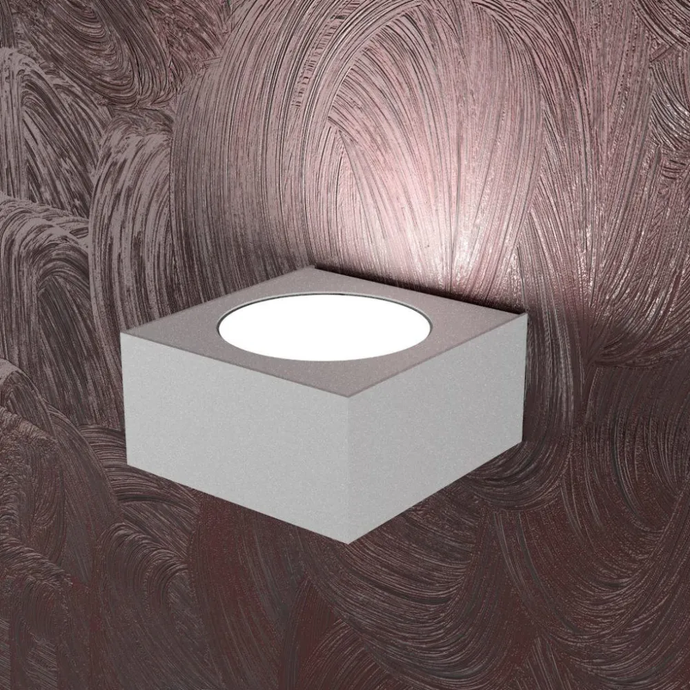 Applique Da Parete-Top Light area applique moderna grigio da parete