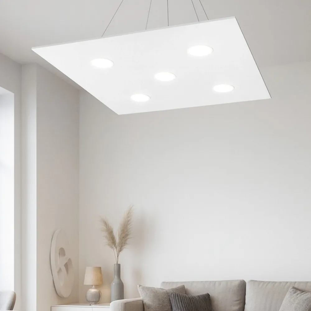 Lampadari Moderni-Top Light area lampadario per soggiorno moderno quadrato