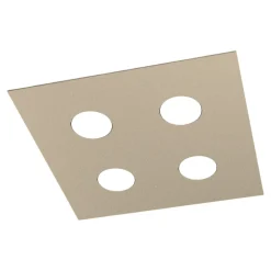 Plafoniere Moderne-Top Light Toplight area plafoniera moderna quadrata sabbia