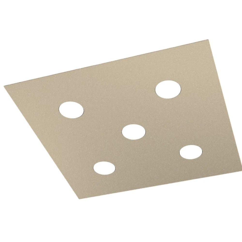 Plafoniere Moderne-Top Light Toplight area plafoniera quadrata per cucina moderna sabbia