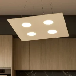 Lampadari Cucina-Top Light Toplight area sabbia lampadario quadrato per cucina moderna