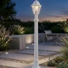 Lampioni Da Giardino-Top Light asti lampione da giardino design lanterna bianca