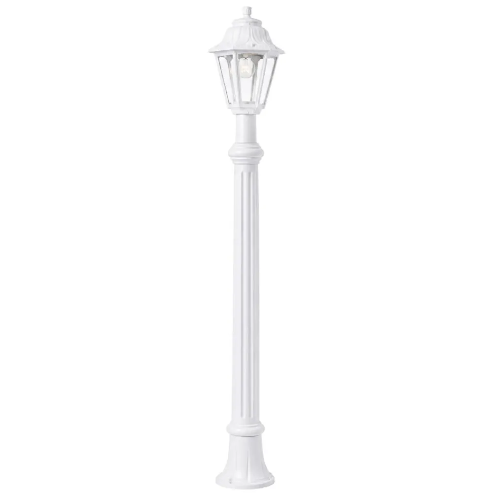 Lampioni Da Giardino-Top Light asti lampione da giardino design lanterna bianca