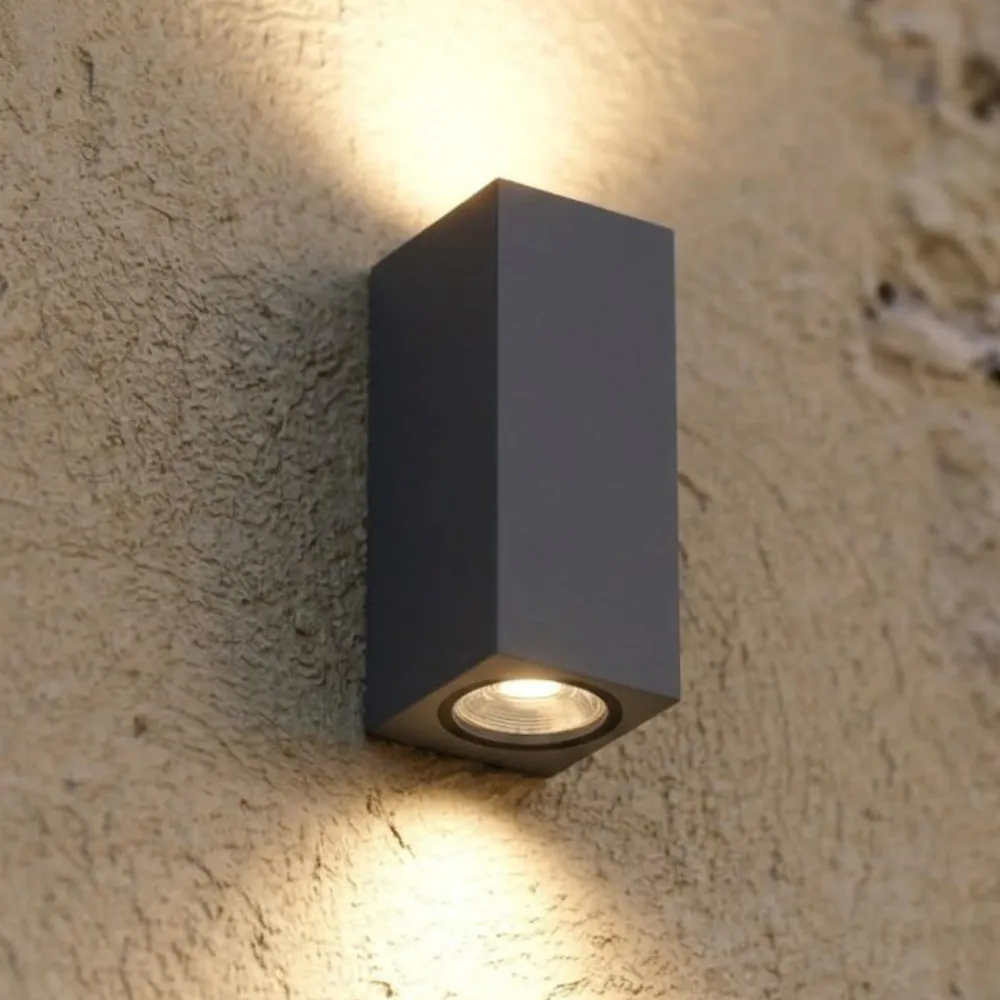 Applique Da Esterno-Top Light atene applique da esterno moderna antracite ip65
