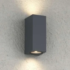 Applique Da Esterno-Top Light atene applique da esterno moderna antracite ip65