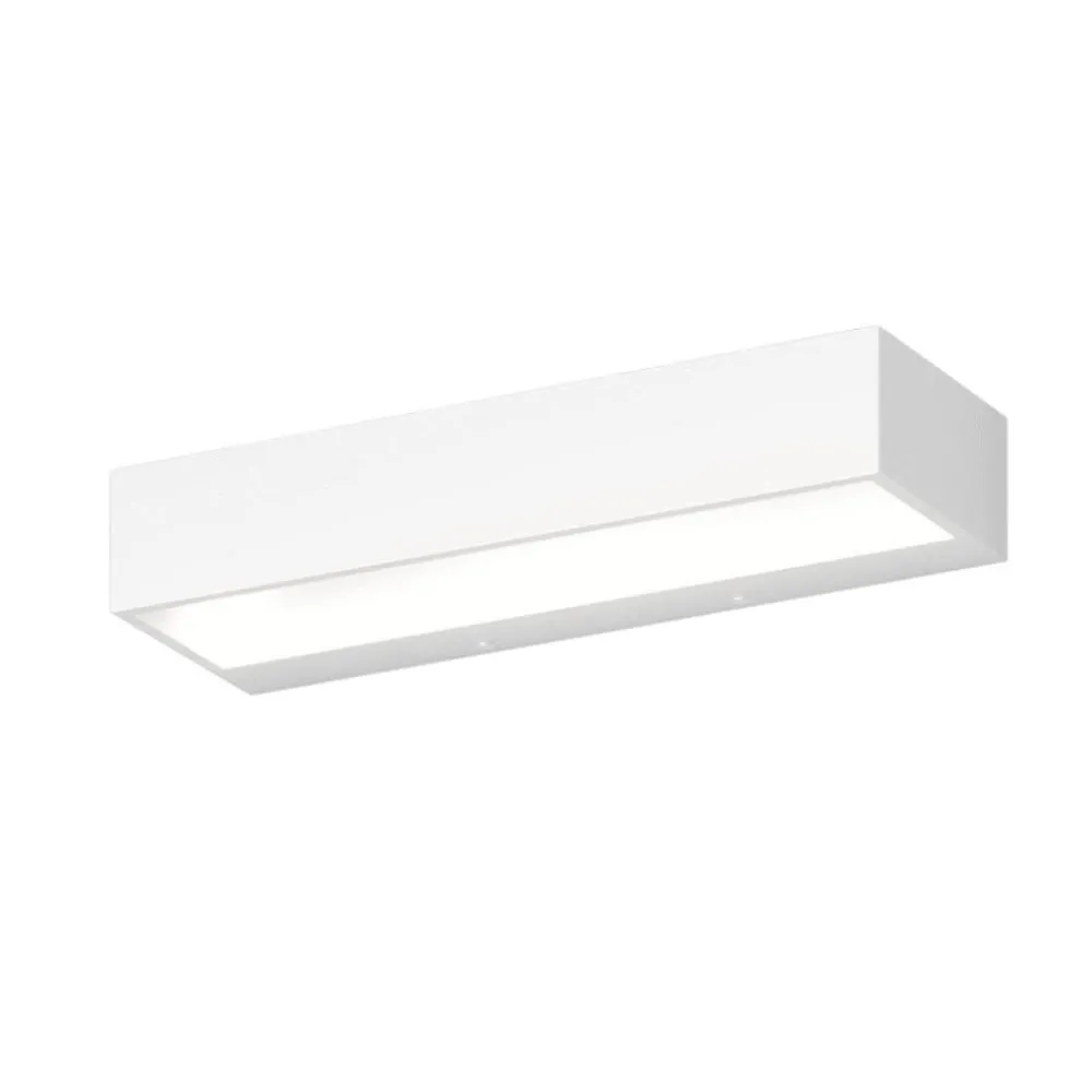 Applique Da Parete-Top Light bios applique da parete bianca led 12w 3000k 4000k bios