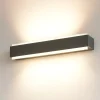 Applique Da Parete-Top Light bios applique moderna a parete antracite led 3000k 4000ik