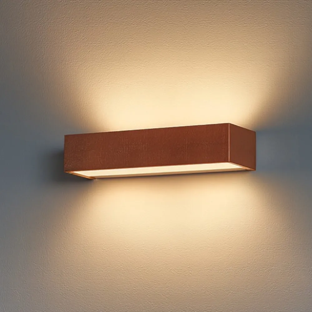 Applique Da Parete-Top Light Toplight bios applique moderna foglia rame 12w 3000k 4000k