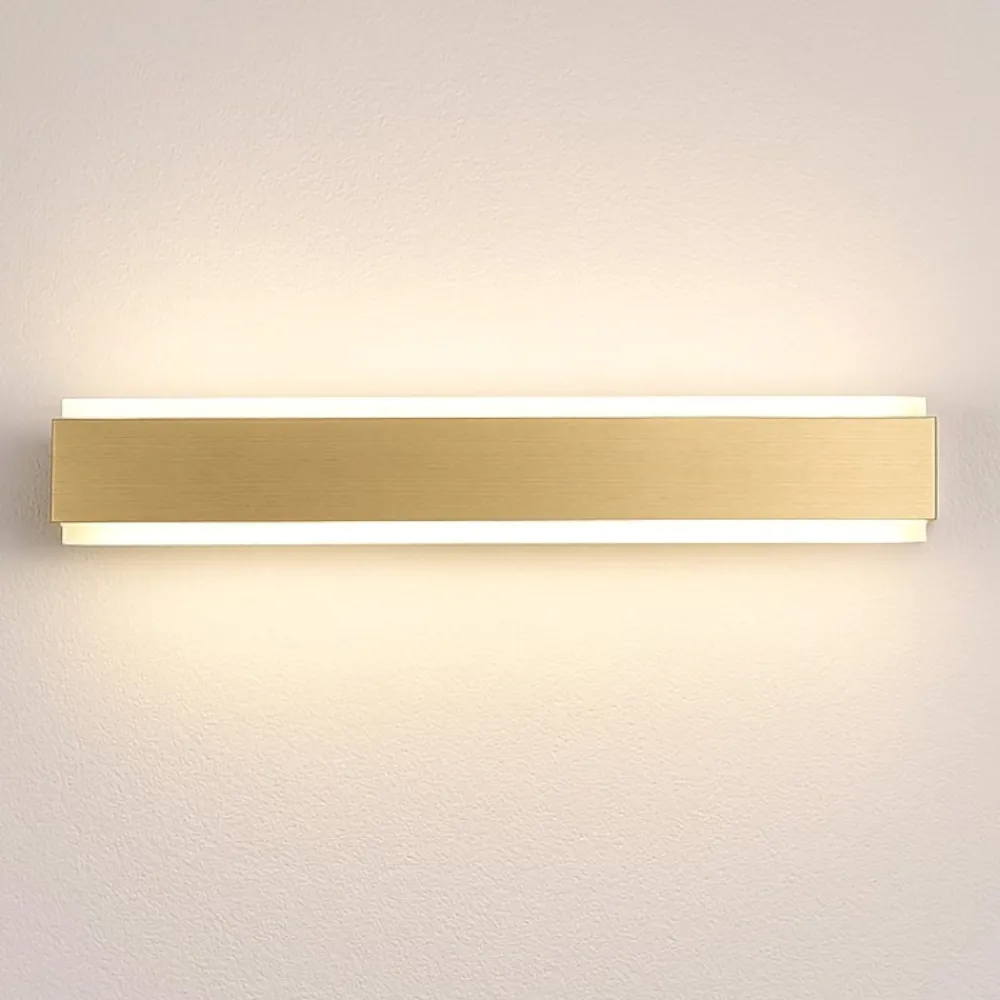 Applique Da Parete-Top Light bios applique oro a parete led 24w 3000k 4000k
