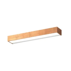 Applique Da Parete-Top Light bios foglia rame applique rettangolare moderna
