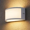Applique Da Esterno-Top Light cairo applique da esterno bianca design curvo ip54