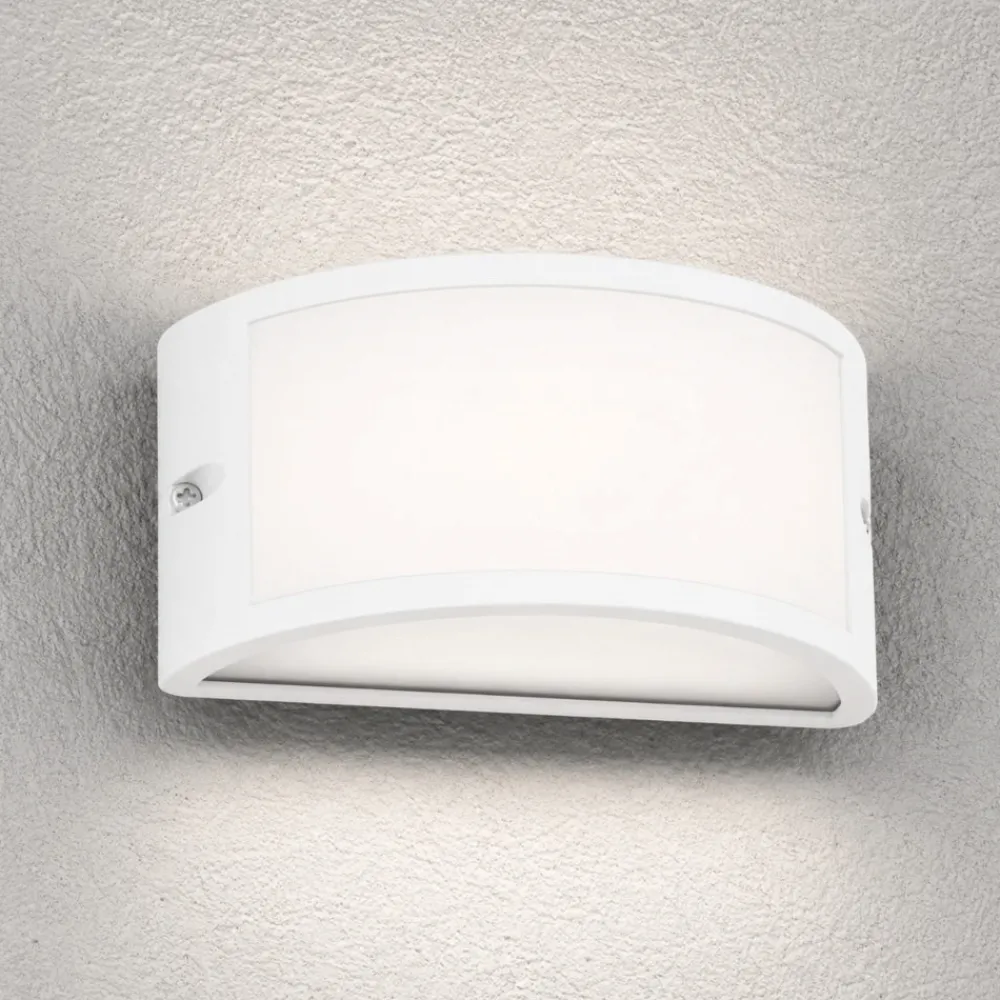 Applique Da Esterno-Top Light cairo applique da esterno bianca design curvo ip54
