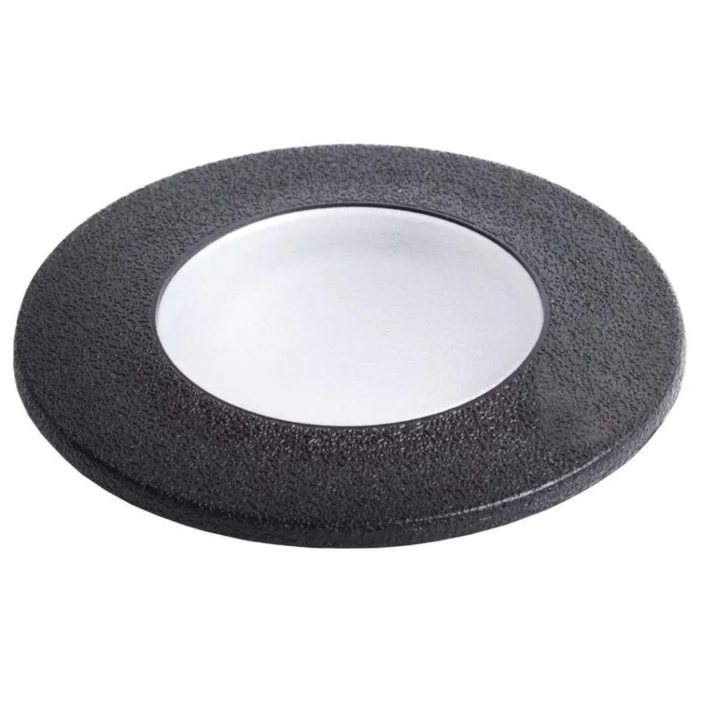 Faretti Da Esterno-Top Light capri faretto da esterno per incasso a pavimento calpestabile rotondo nero