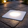 Faretti Da Esterno-Top Light capri faretto per esterno grigio da incasso a pavimento calpestabile
