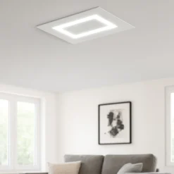 Plafoniere Moderne-Top Light carpet bianca plafoniera per soggiorno moderno